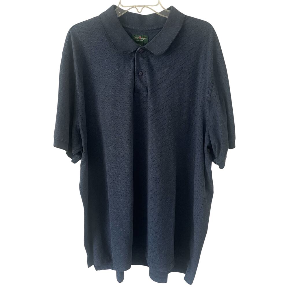 David Taylor Collections Men's Blue Polo Shirt Sz XXXL